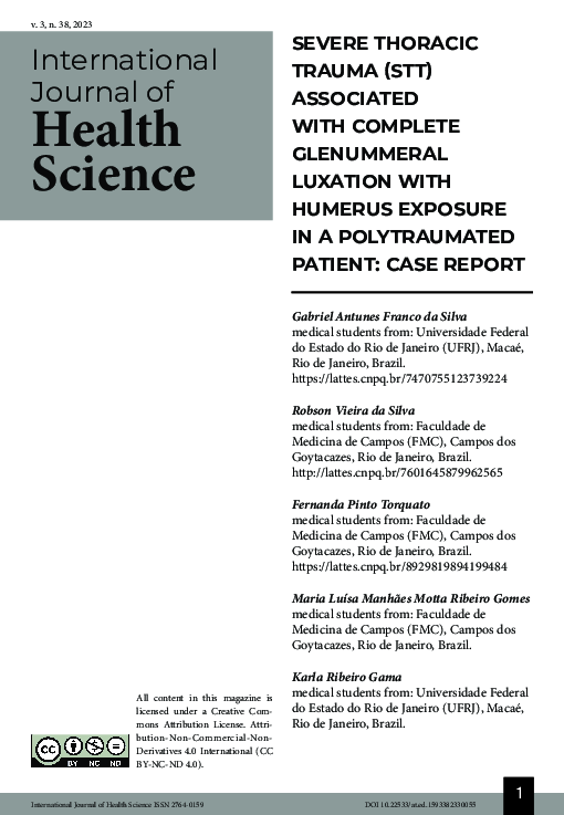 (PDF) Severe Thoracic Trauma (STT) Associated with Complete Glenummeral ...