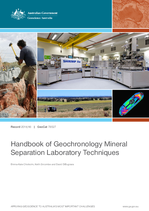 (PDF) Handbook of Geochronology Mineral Separation Laboratory Techniques