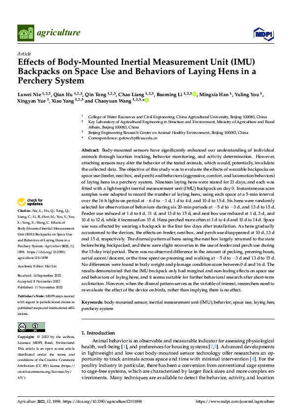 (PDF) Effects of Body-Mounted Inertial Measurement Unit (IMU) Backpacks ...