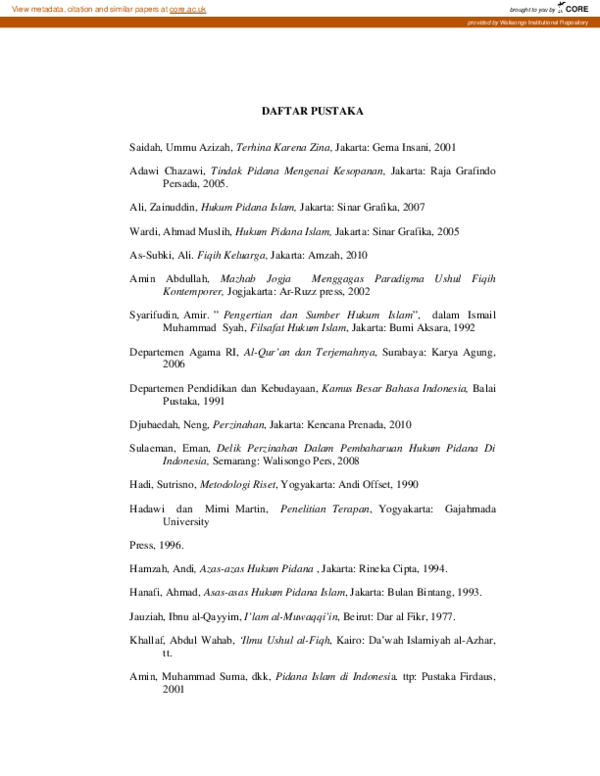 (PDF) Studi Analisis Tindak Pidana Inses dalam Perspektif Hukum Pidana ...