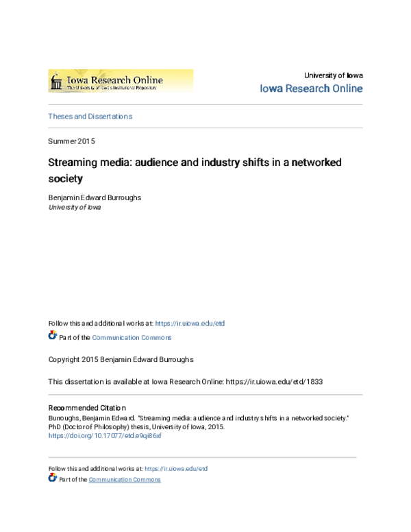 (PDF) Streaming media