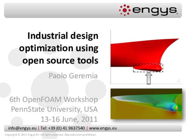 (PDF) Industrial design optimization using open source tools