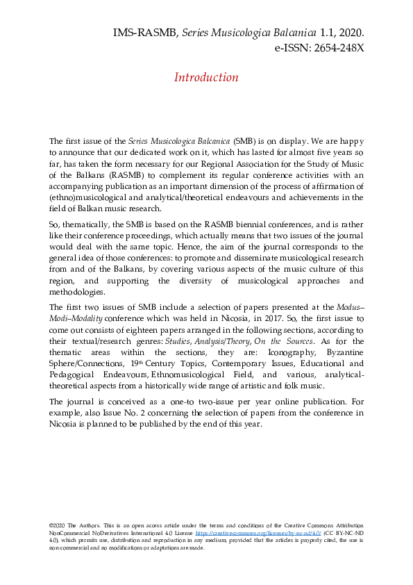 (PDF) Introduction and Dedication