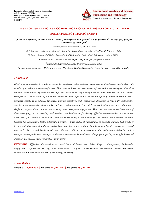 Photo inspiration: Effective Renovation Team Communication In Multi Unit Projects Reference: Pdf Developing Effective Communication Strategies For Multi Team