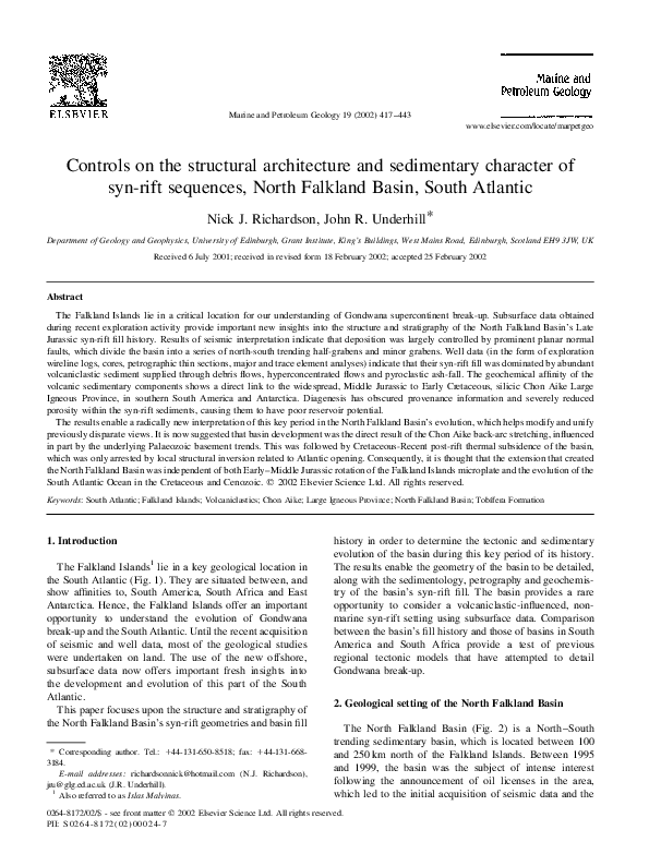 (PDF) Controls on the structural architecture and sedimentary character ...