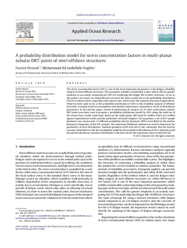 (PDF) A probability distribution model for stress concentration factors ...