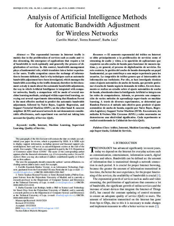 (PDF) Analysis of Artificial Intelligence Methods for Automatic