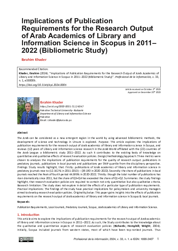 (PDF) Implications of Publication Requirements for the Research Output ...