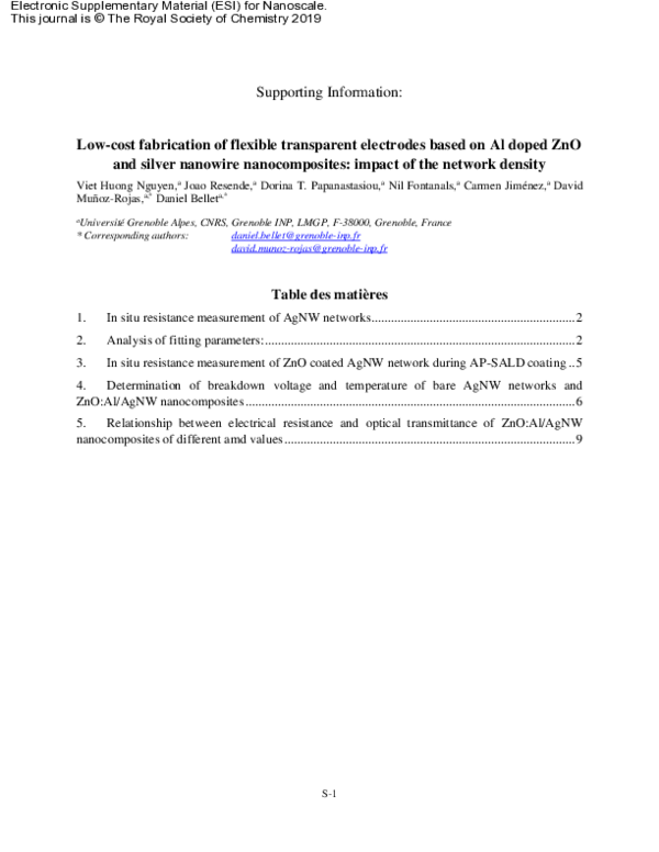 (PDF) Low-cost fabrication of flexible transparent electrodes based on ...
