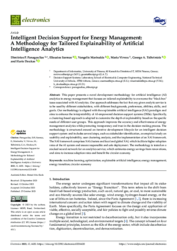 (PDF) Intelligent Decision Support for Energy Management: A Methodology ...