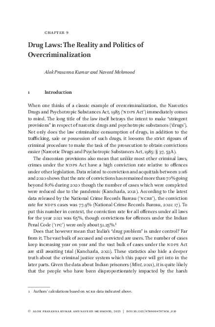 (PDF) Drug Laws: The Reality and Politics of Overcriminalization