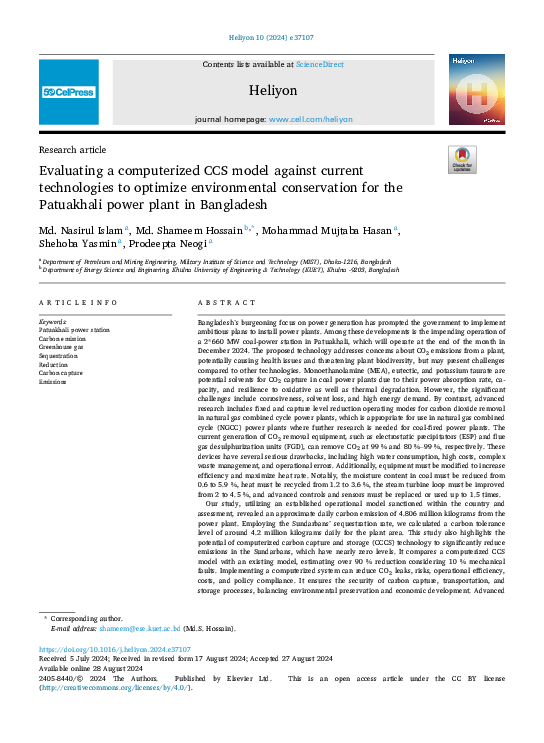 (PDF) Evaluating a computerized CCS model against current technologies ...