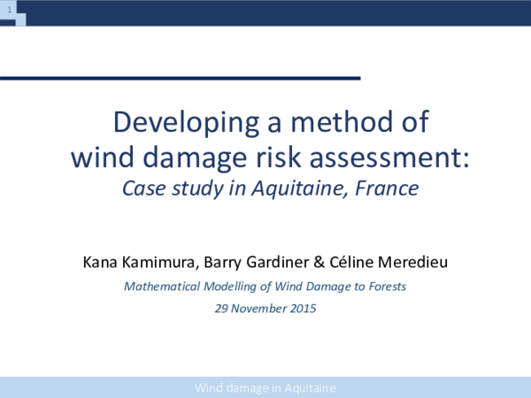 (PDF) Developing a method of wind damage risk assessment: case study in ...