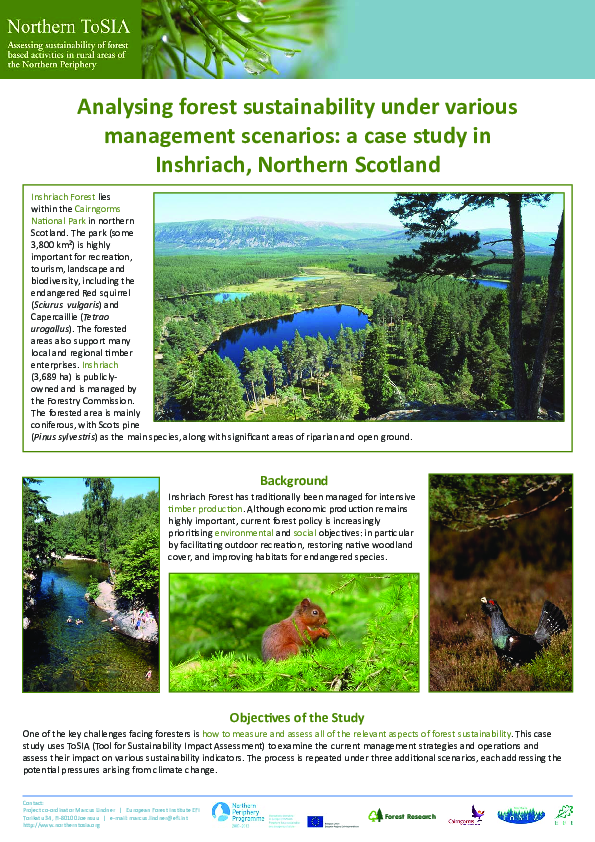 (PDF) Analysing forest sustainability under various climate change ...