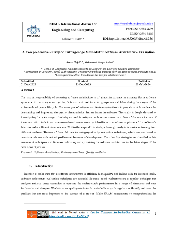 (PDF) Comprehensive Survey of Cutting-Edge Methods for Software ...
