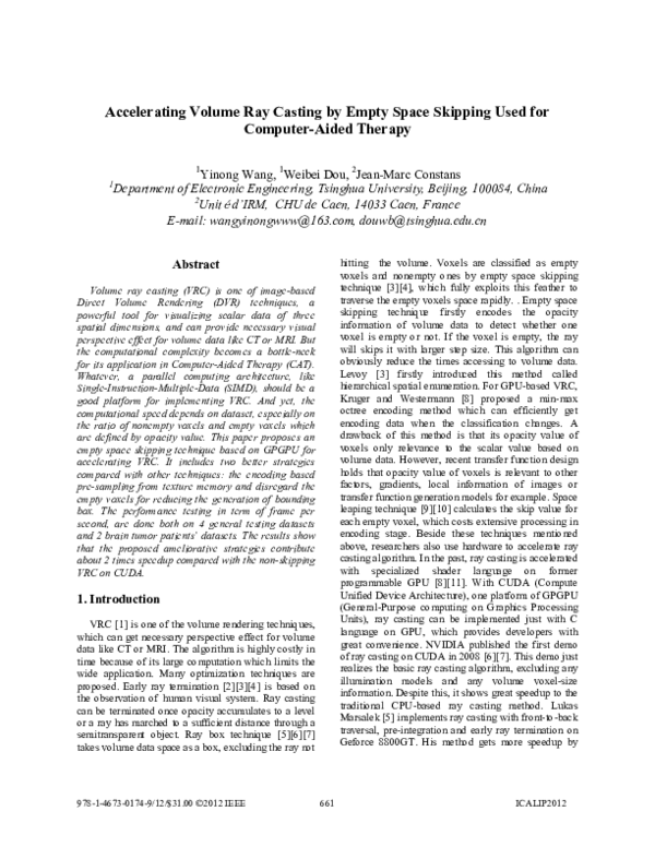 (PDF) Accelerating volume ray casting by empty space skipping used for ...