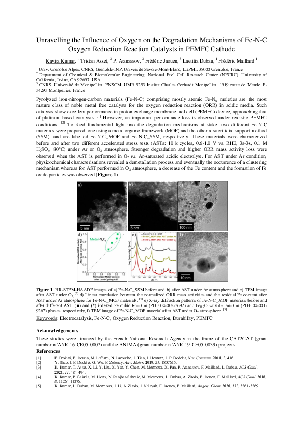 (PDF) Unravelling the Influence of Oxygen on the Degradation Mechanisms ...