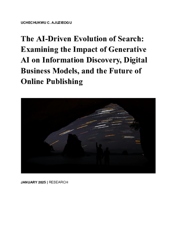 (PDF) Examining the Impact of Generative AI on Information Discovery ...