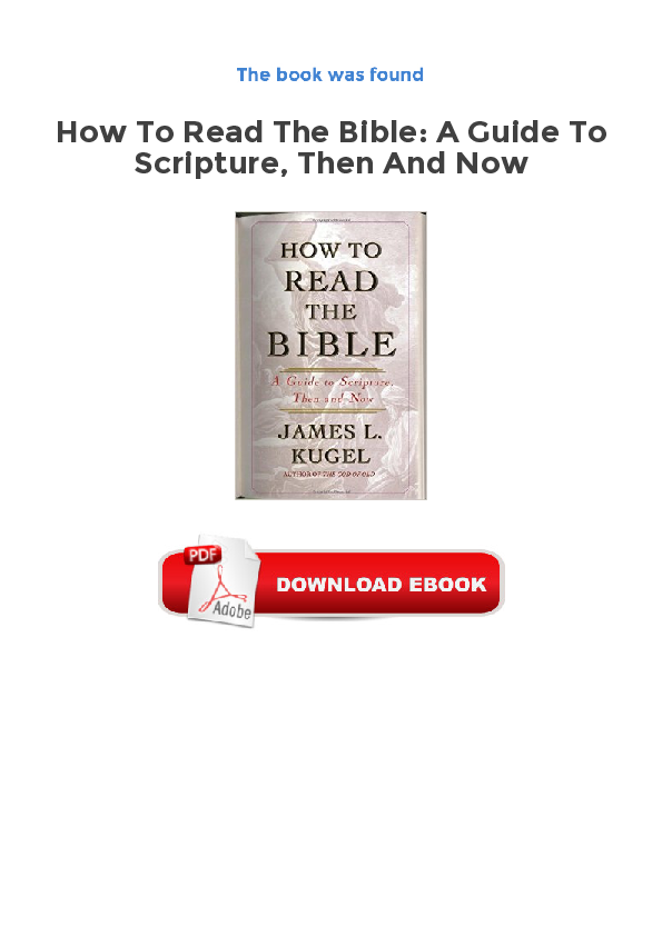 pdf-how-to-read-the-bible-a-guide-to-scripture-then-and-now