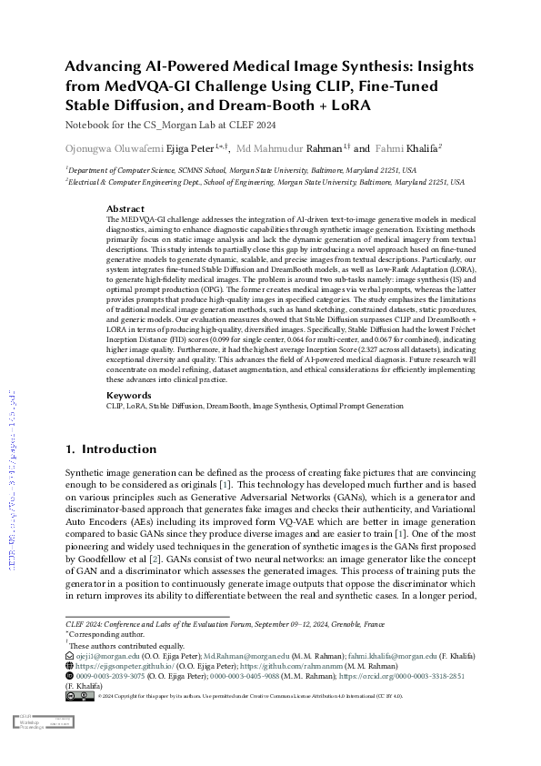 (PDF) Advancing AI-Powered Medical Image Synthesis: Insights from ...