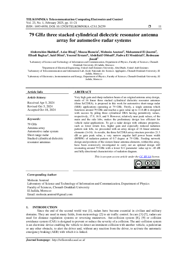 (PDF) 79 GHz three stacked cylindrical dielectric resonator antenna ...
