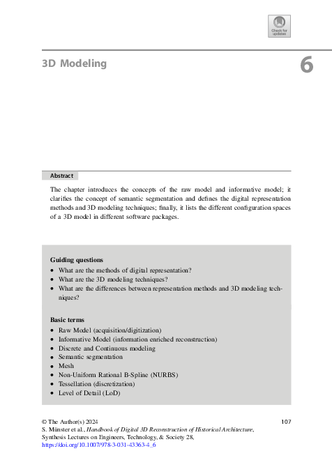 (PDF) 3D Modeling