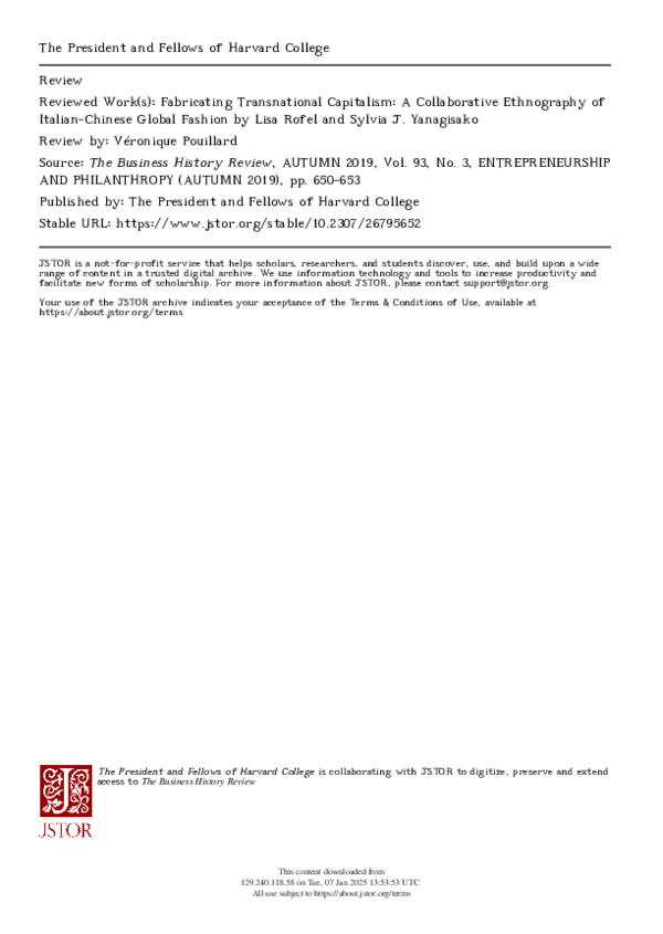 (PDF) Fabricating Transnational Capitalism: A Collaborative Ethnography ...