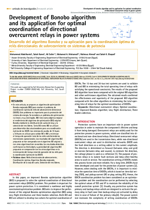 (PDF) Development of Bonobo Algorithm and Its Application for Optimal ...