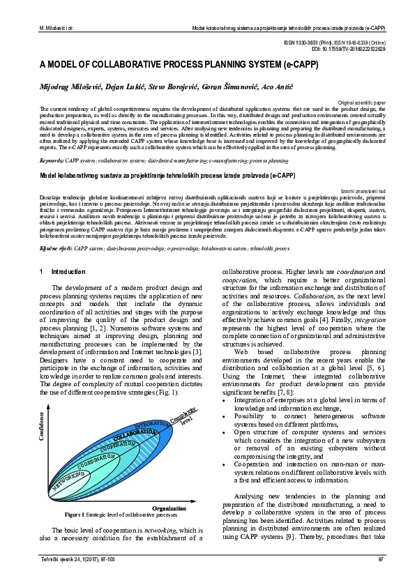(PDF) A model of collaborative process planning system (e-CAPP)