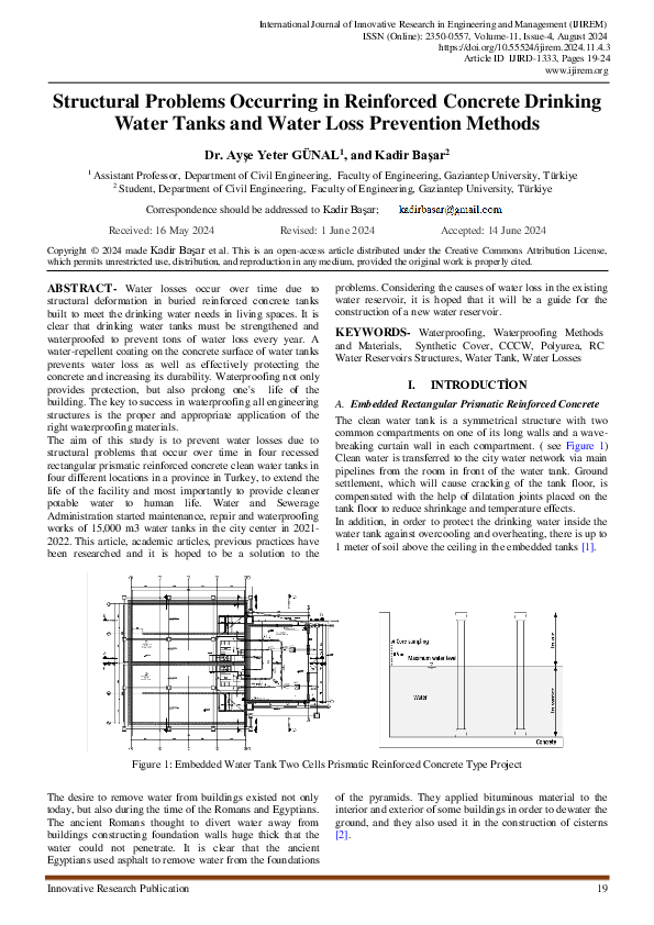 (PDF) Structural problems occurring in reinforced concrete drinking ...