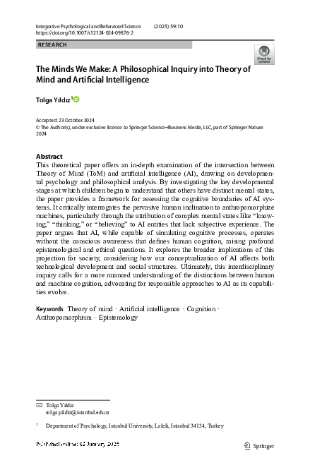 (PDF) The Minds We Make: A Philosophical Inquiry into Theory of Mind ...