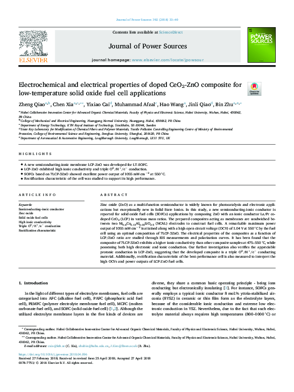 (PDF) Electrochemical and electrical properties of novel mono and ball ...