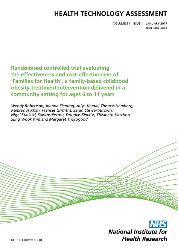 (PDF) Randomised controlled trial evaluating the effectiveness and cost ...
