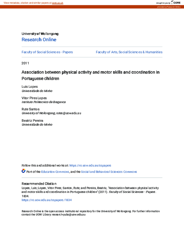 (PDF) Association between physical activity and motor skills and ...