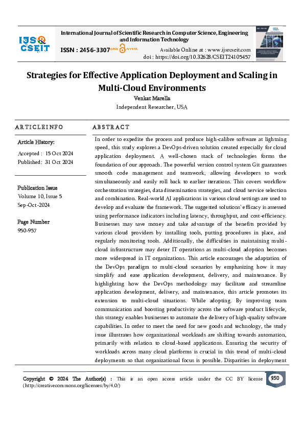 (PDF) Strategies for Effective Application Deployment and Scaling in ...