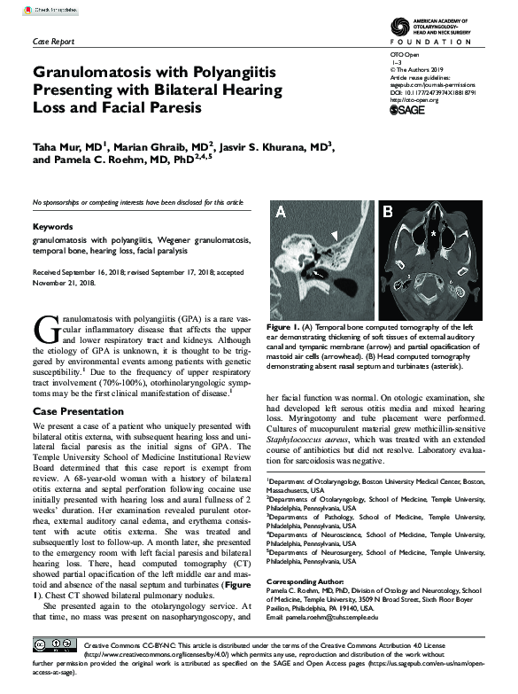 (PDF) Granulomatosis with polyangiitis presenting with intestinal ...