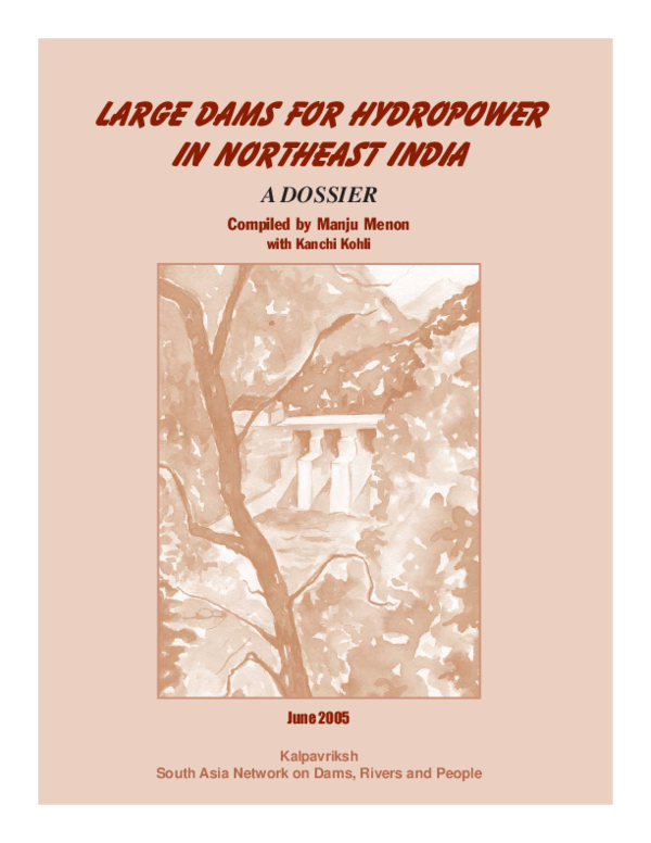 (PDF) Downstream Impacts of the Ranganadi Dam with Special Emphasis on ...