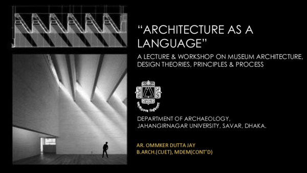 (PDF) Architecture as a language: Museum Architecture, Design theories ...