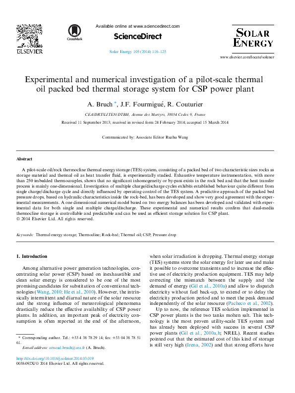 (PDF) Experimental and numerical investigation of a pilot-scale thermal ...