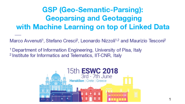 (PDF) GSP (Geo-Semantic-Parsing): Geoparsing and Geotagging with ...