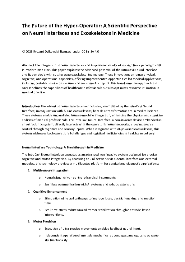 (PDF) The Future of the Hyper-Operator: A Scientific Perspective on ...