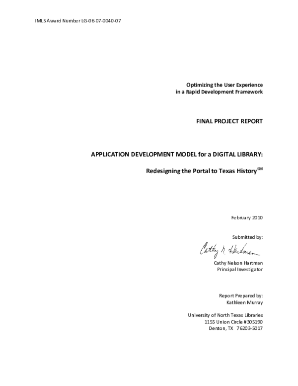 (PDF) Optimizing the User Experience in a Rapid Development Framework ...