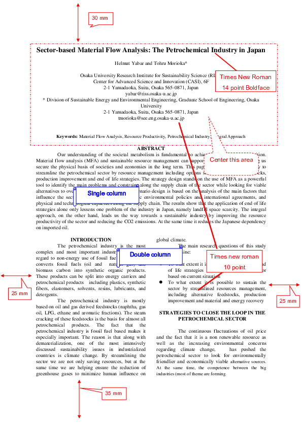(PDF) Sector-based Material Flow Analysis: The Petrochemical Industry ...