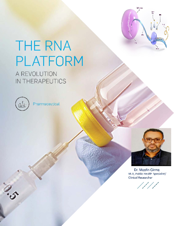 (PDF) RNA platform is revolution in therapeutics-by Dr. Mesfin Girma