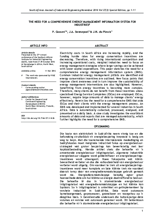 (PDF) The Need for a Comprehensive Energy Management Information System ...