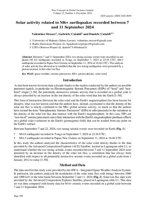 (PDF) Solar activity related to M6+ earthquakes recorded between 7 and ...