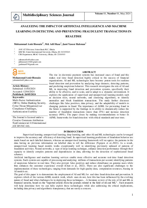 (PDF) ANALYZING THE IMPACT OF ARTIFICIAL INTELLIGENCE AND MACHINE ...