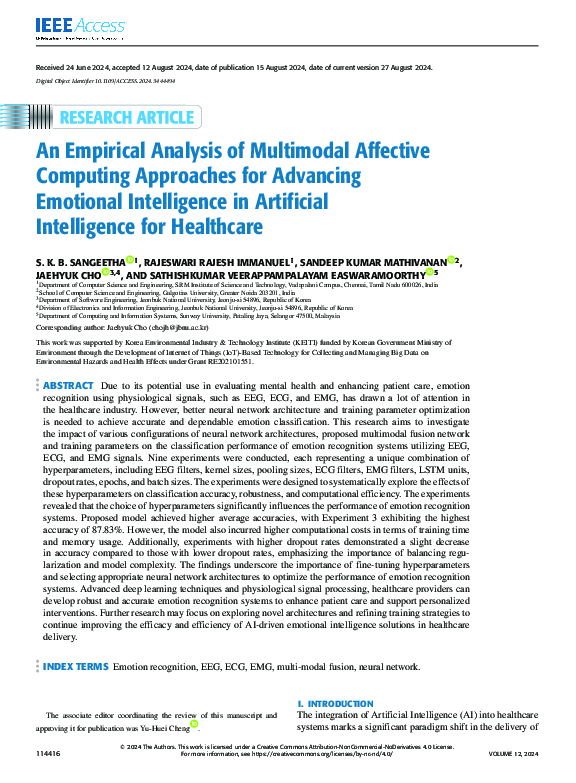 (PDF) An Empirical Analysis of Multimodal Affective Computing ...