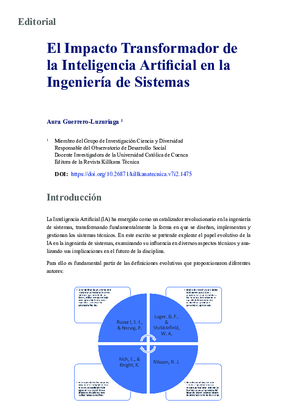 (PDF) El Impacto Transformador de la Inteligencia Artificial en la ...