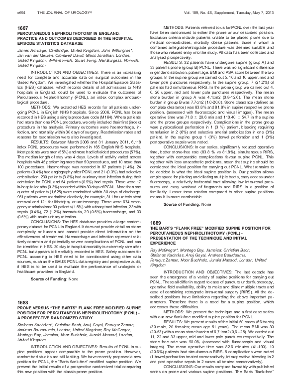 (PDF) 1689 the Barts “Flank Free” Modified Supine Position for ...